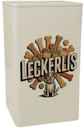 speecheese Leckerlis VorratsDose 900ml für Hundekekse Lustige LeckerliDose 900ml - ideal für Hundefreunde
