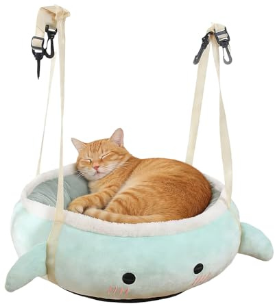 Generico Hamaca para Gatos - Transpirable para Descansar los, cómoda Cama para Mascotas, diseño Ligero | para Cachorros Lugar de Descanso para Gatos para Padres de Mascotas A