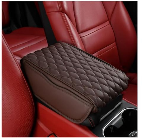 XCVFSRW Auto Mittelarmlehne Kissen, für VW Golf Sportsvan 2014 2015-2019 2020 Auto Armlehne Bezug Memory Schaum Mittelkonsole Schutzhülle Ellenbogenstütze Zubehör,C