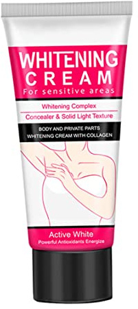 Crema Sbiancante Ascelle Correttore Macchie Scure per Ginocchia Gomiti Privato, 50ml