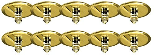 Paulmann Star EBL Einbauleuchte Set Sternenhimmel 10x10W, 105VA 230/12V G4 40mm Gold/Metall