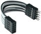 InLine 33440K Rallonge USB 2.0 interne 2 fiches mâles à 5 broches vers prise mât 5 cm