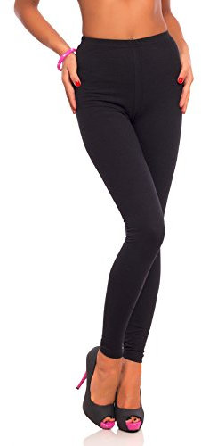 FUTURO FASHION - Legging Long pour Femme - Taille Haute Hiver - Coton Doux - Grandes Tailles