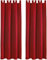 Bestlivings Blickdichte Gardine im 2er Pack mit Schlaufen (140x175 cm/Rot), in vielen Farben