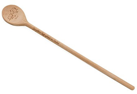 Cera & Toys® Kochlöffel aus Holz - Zu jedem Topf gehört ein Deckel - mit Gravur der Namen