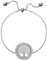 Ouran Frauen-Charme-Armband, glücklicher keltischer Baum des Lebens Armband für Mädchen-Freundschafts-Armband-Armband-justierbares Manschette Armband mit CZ-Kristall (Versilbert)