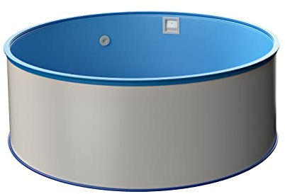 mediPOOL Schwimmbecken-Set Ø 3,00 m Rundform, 1,20 m Tiefe, Made in Europe, mit Sandfilter, Filtersand, Skimmer