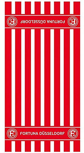 Fortuna Düsseldorf Duschtuch Streifen 70x140 cm