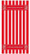 Fortuna Düsseldorf Duschtuch Streifen 70x140 cm