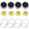Solar-Einmachglas-Lichter, PChero 4pcs Einmachglas-Deckel 20 LED-Schnur-feenhafte Licht-Dekoration für Garten, Patio, Weihnachten, Halloween [warmes Weiß]