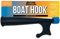 Boat Hook for Pole, Works with Push Pole with 3/4 Thread Screw End, Docking Stick for Boats, Pontoon, Marine Boating Accessories (Hook Only)