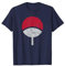 Naruto Shippuden T-Shirt von Ripple Junction: Sasuke Uchiha Symbol Distressed, Unisex, Kurzarm, Blau, S