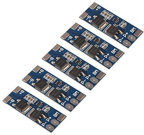 ACEIRMC 5pcs 2S 8A Li-ion 7.4V 8.4V Li-ion Lithium Battery 18650 Charger PCB Protection Board for Li-ion Lipo Battery Cell Pack