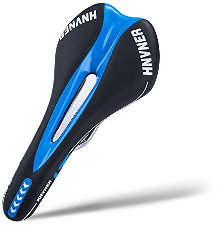 HNVNER Fahrradsattel,Komfortabler Cityrad Sattel Hohl Ergonomisch Fahrradsitz für Rennrad/MTB/Rennräder/Meisten Fahrräder