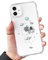 ZTOFERA Durchsichtige Hülle Kompatibel mit iPhone 11, Ultra Dünn Transparent Silikon Case Stoßfest Schutzhülle mit Planet Stern Astronaut Muster Mädchen Handyhülle für iPhone 11, Astronaut Hug