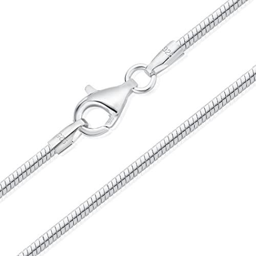 925 Silver Chain for Women - Sterling Silver Chain Necklace - Silver Chain Mens - Men's Chains Silver - Lobster Clasp - Width 2 mm - Length 24 Inches