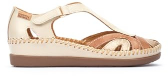 Pikolinos Halboffene Schuhe in Leder CADAQUES für Frauen Farbe MARFIL