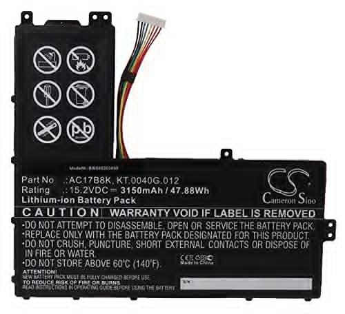 vhbw batteria compatibile con Acer Swift 3 SF315-52-31AK, SF315-52-317K-NX.GZ9EG.012 notebook (3150mAh, 15,2V, Li-Ion)