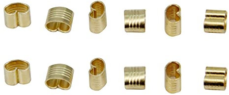 Yeebyee 12 Stück 2GT Gürtelklemme, Kupferschnalle, langlebiger Kabelverbinder, 3D-Drucker-Gürtelklemmen, passend für 6mm 3D-Drucker-Gürtel