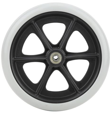 Reifen für Rollatoren, Solide Ersatzräder, Rollstuhl-Vorderrollen, Gummirad Ersatz Rollstuhl Vorderräder, 8-Zoll-Gummirad-Ersatz, Anti-Rutsch-Ersatzrollen Rollenräder Universal-Rollstuhl-Ersatzradzube