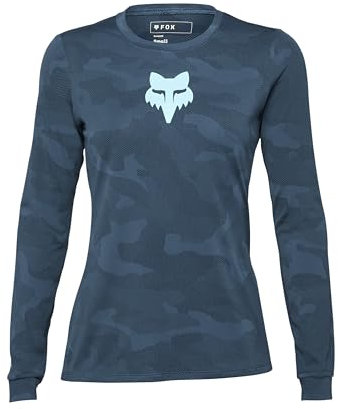 Long Sleeve Cycling Jersey Fox Lady Ranger TRU DRI Dark Vintage S