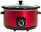 Adler - Slow Cooker - Schongarer - Entnehmbarer Keramiktopf - 5,8 L - Hitzebeständige Tragegriffe - Glasdeckel - 3 Kochstufen - Spülmaschinenfest - Edelstahlgehäuse