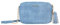 Carlo Colucci Camera Bag in Krokooptik Blau OS