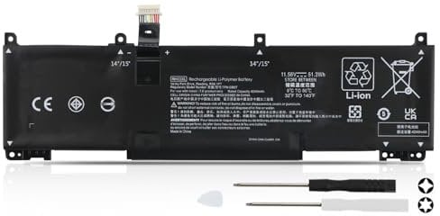 51.3Wh RH03XL RHO3XL RH03 Laptop Battery for HP ProBook 440 445 450 455 G9 G10,ProBook 640 650 G9 G10,EliteBook 640 645 650 655 G9 G10,ZHAN 66 Pro A 14 G5 Series M64307-171 M64307-2C1 RH03051XL-PL