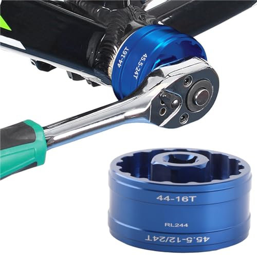 SUNFECILI 16 Notch 44mm Bottom Bracket Tool Bike Bottom Bracket Install and Remover Tool Essential Accessory for Mountain and Road Bikes BB44 BB45.5 Hollow Integrated Bike Tool