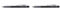 Tombow SH-MG11 Druckbleistift Mono graph mit Metallspitze, schwarz (Packung mit 2)