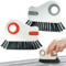 Brosse Nettoyage 2 en 1, Multifonction Brosse Rainure Fenetre, Outil de Nettoyage Rapide pour Les Rails à Fentes pou Volet, Nettoyant Vitre, Pour Nettoyer Les Cuisines, Les Coins des Espaces, 2 Pièces