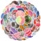 114stk Discokugel-Aufkleber, 70er 80er Disco-Aufkleber Retro-Disko-Partygeschenke Selbstklebend Vintage-Aufkleber für Wasserflasche Laptop Scrapbooking Partydekorationen