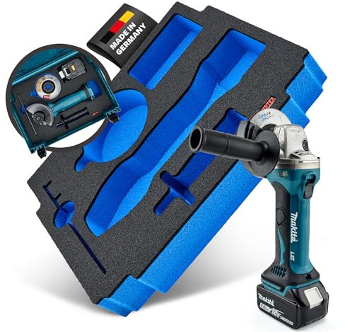 APTEX Schaumeinlage passend für Makita Akku-Winkelschleifer DGA 452 für MakPac Gr. 2-3