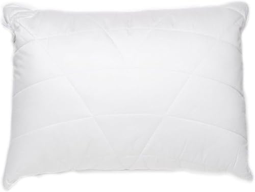 Sleepy Willows Bamboo Pure 300 Thread Count Percale Organic Antibacterial Hypoallergenic Pillows Neck Support (Luxury Organic Bamboo Quilted Pillow)