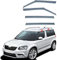 CQHJHCQ 4 Stück Windabweiser Regenabweiser für Skoda YETI MK1-5L 2009-2015 2016 2017, Car Windabweiser Langlebig Robust Auto Zubehör