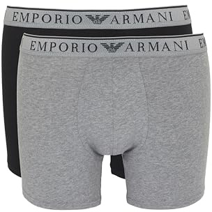 Emporio Armani Herren Endurance Boxershorts, Schwarz, XL, Schwarz, XL