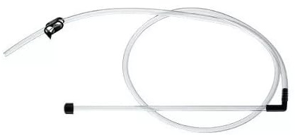 Hugbert Weinheber mit Klemme und Steigrohr - Universeller Siphonröhre ⌀10cm, 55cm - 150cm