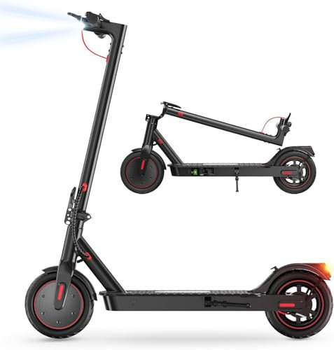 iScooter i8 Electric Scooter, 8.5 Electric Scooters for Adults and Teens, Lightweigh Foldable E Scooter with Cuise Control, 350W Motor, 3 Speed Mode, Double Braking System