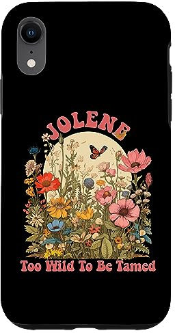 JOLENE Name Cute Retro Girls Wildflower JOLENE Name Hülle für iPhone XR