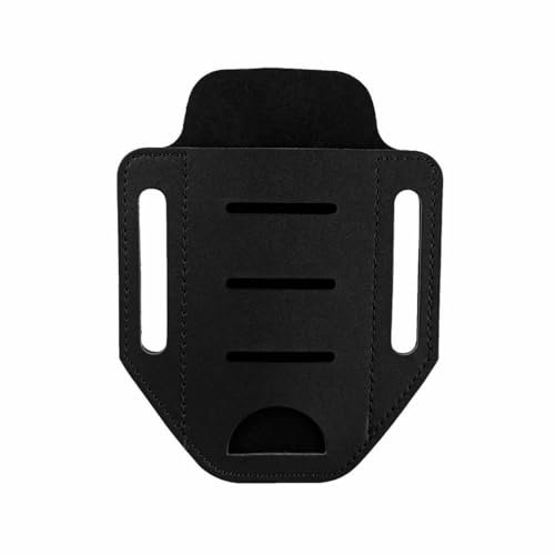 Multitool Sheath, PU Leather Tool Pouch Open Top Belt Clip Tools Holder for Pocket Knife Pen Flashlight Outdoor