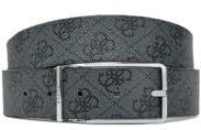 GUESS Gürtel Milano Adjustable and Reversible Belt W115 Black schwarz kürzbar wendbar