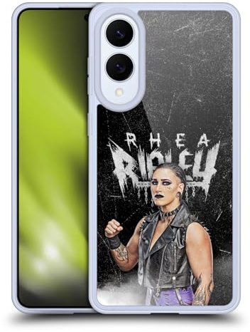 Head Case Designs Offizielle WWE Portrait Rhea Ripley Gel Handyhülle Hülle [Militärischer Schutzgrad] Kompatibel mit Samsung Galaxy S25 Edge