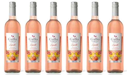 6x 0,75l - E. & J. Gallo Family Vineyards - Spritz - Pfirsich & Nektarine - aromatisiertes weinhaltiges Getränk
