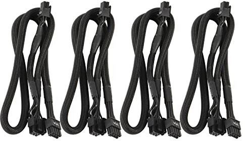 PokFhgur 4X 8 PIN TO Dual 8 Pin 6 PIN PCIE VGA Power Supply Cable for Supernova G2 G3 G5 P2 T2 GS G+ 650 750 850 1000