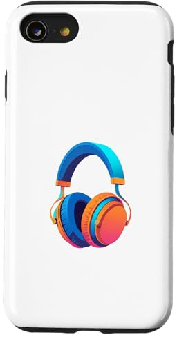 Custodia per iPhone SE (2020) / 7/8 Cuffie audio stile minimal