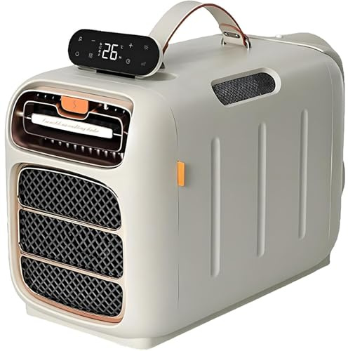 Nuxyyds Aire Acondicionado Portátil De Viaje, 5121 Btu, para Tiendas De Campaña, Picnics Y Actividades Al Aire Libre. AC/DC, 24 V, para Caravanas, Autocaravanas, Camiones Y Vehículos Recreativos