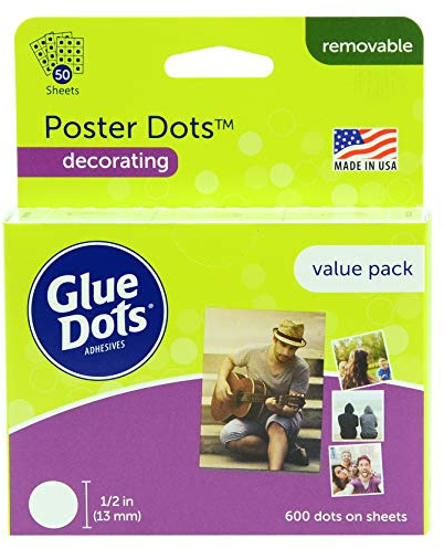 Glue Dots Poster Dots Value Pack, Transparent