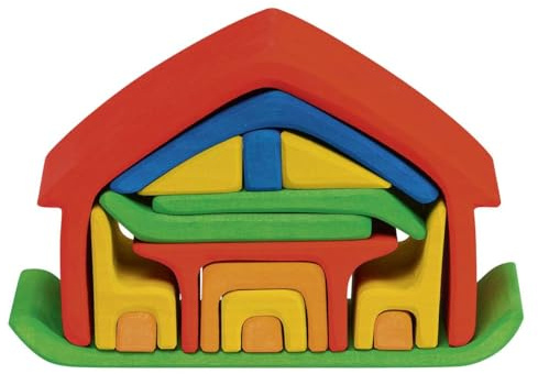 Glückskäfer 523266 Möbelhaus Spielhaus mit Zubehör Holz