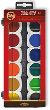 Koh-I-NOOR 017550500000 30 12 Künstler transparent Wasser Farbe Paint