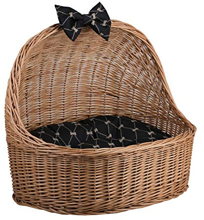 e-wicker24 Alles aus Weide Cremefarbene Tierhütte aus Weide